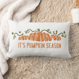 Pumpkin Season Lumbar Cushion