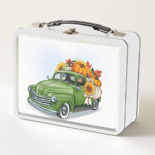 Pumpkin Season Metal Lunch Box