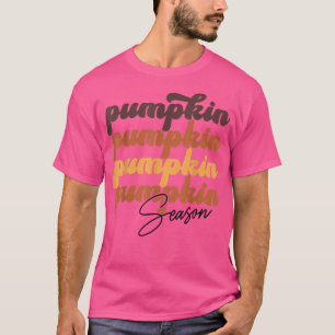 Pumpkin Season Retro Autumn Season Lovers Fall Vib T-Shirt