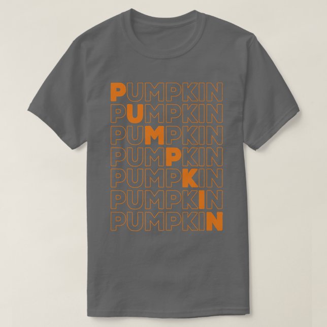 Pumpkin Season Retro Fall Autumn T-Shirt (Design Front)