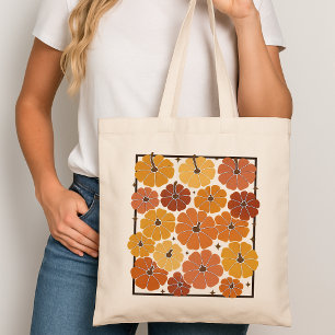 Pumpkin Season Tote Bag, Fall Pumpkin Tote for Her Bag