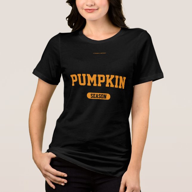 PUMPKIN SEASON Tri-Blend SHIRT (Front)
