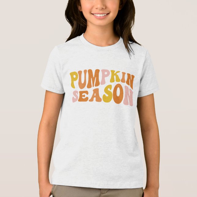 Pumpkin Season Tri-Blend Shirt (Front)