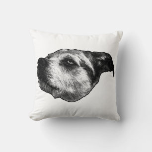 Pumpkin-Shadow Dot Hush — Terrier Cushion