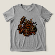 Pumpkin Shogun — Halloween Samurai Warrior Vintage