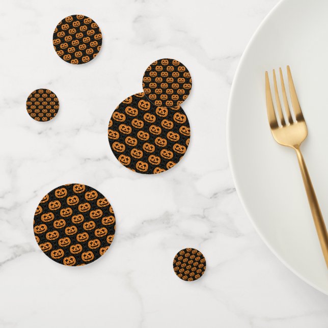 Pumpkin Skull  Confetti (Group)