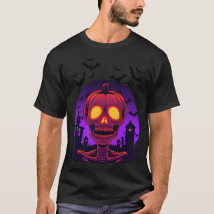 Pumpkin Skull Fusion 🎃💀 T-Shirt