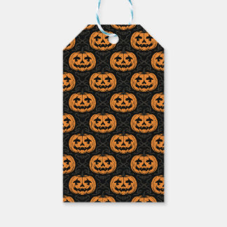 Pumpkin Skull Gift Tags