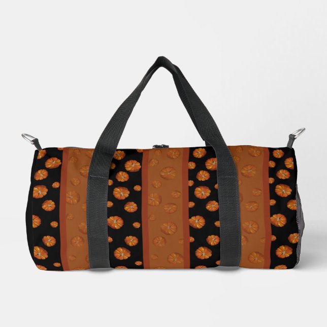 Pumpkin Small Duffel Bag (Front)