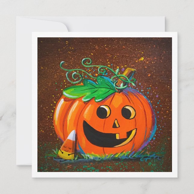 Pumpkin & Snooze - Mini Print (Front)
