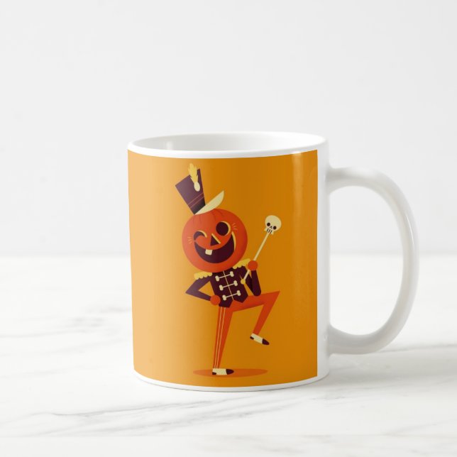 Pumpkin Soldier Halloween Mug (Right)