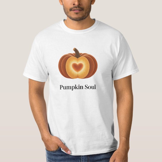 Pumpkin Soul – Cozy Fall T-Shirt (Front)