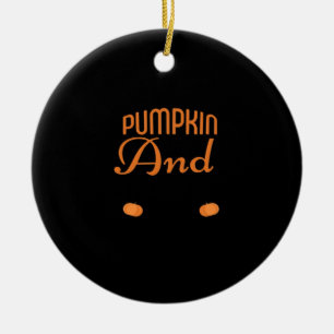 Pumpkin Spice And Everything Fine Slogan Ceramic Tree Decoration