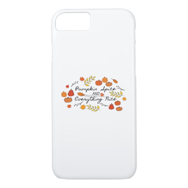 Pumpkin Spice And Everything Nice - Autumn Leaves  Case-Mate iPhone Case (Back)