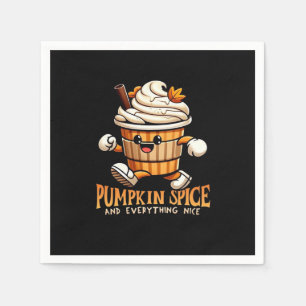 Pumpkin Spice And Everything Nice Basic Design Napkin