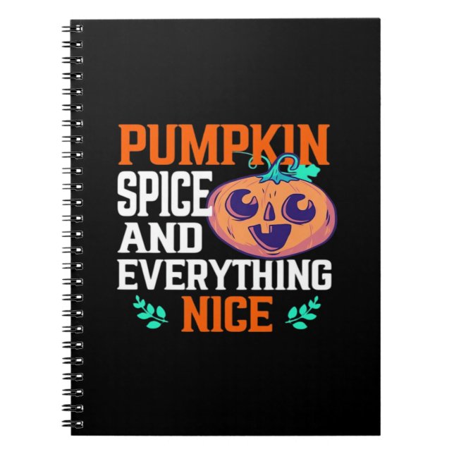 Pumpkin Spice And Everything Nice Essential Notebook (Front)