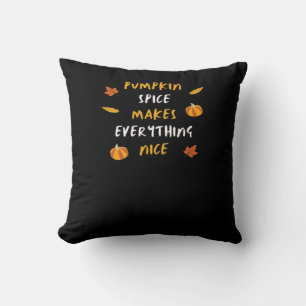 Pumpkin Spice And Everything Nice Essential Slogan Cushion