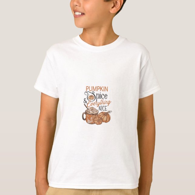 Pumpkin Spice And Everything Nice Essential T-Shirt (Front)