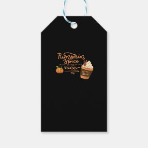 Pumpkin Spice And Everything Nice Fall Art With Pl Gift Tags