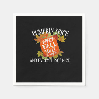 Pumpkin Spice And Everything Nice Fall Classic Napkin