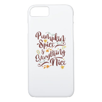 Pumpkin Spice And Everything Nice Fall Girls Case-Mate iPhone Case