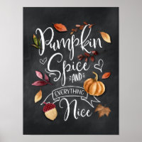 Pumpkin Spice and Everything Nice Fall Wall Decor
