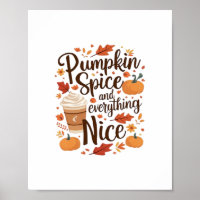 Pumpkin Spice And Everything Nice Funny Essential