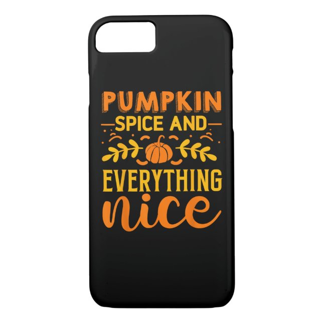Pumpkin Spice And Everything Nice Funny Sloth and  Case-Mate iPhone Case (Back)