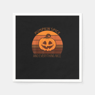 Pumpkin Spice And Everything Nice It is Fall Y'all Napkin