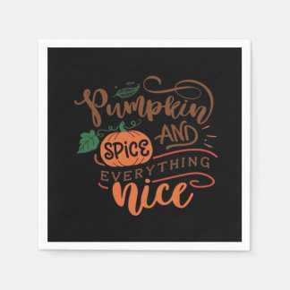 Pumpkin Spice And Everything Nice Sloth Napkin
