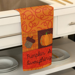 Pumpkin Spice and Everything Nice Tea Towel