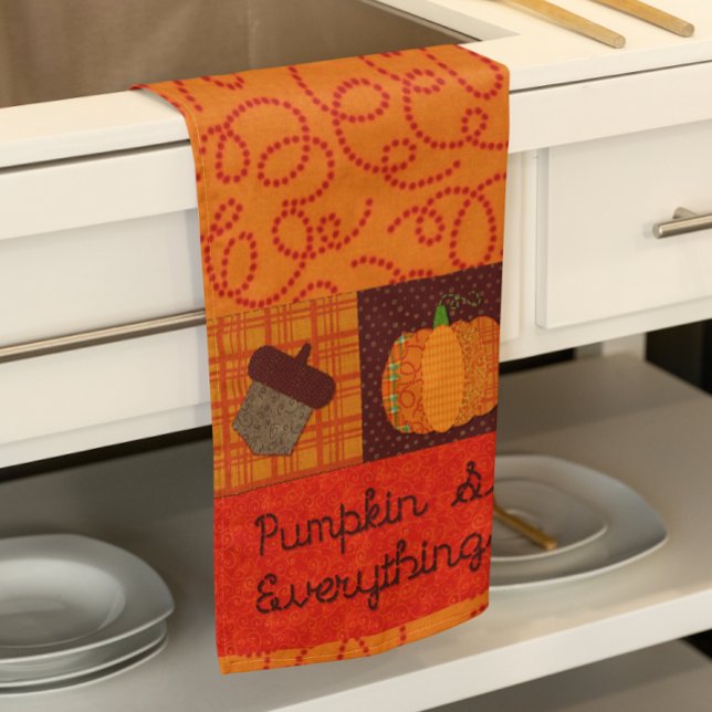 Pumpkin Spice and Everything Nice Tea Towel (Creator Uploaded)