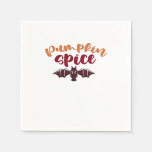 Pumpkin Spice And Everything Nice Viral Slogan & Q Napkin