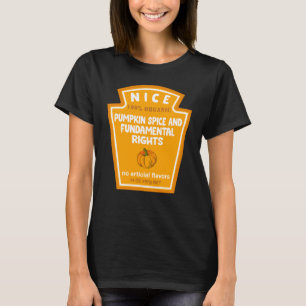 Pumpkin Spice And Fundamental Rights Halloween Xm T-Shirt
