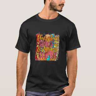 Pumpkin Spice And Jesus Christ Cute Fall Coffee  5 T-Shirt