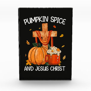 Pumpkin Spice and Jesus Christ Photo Block