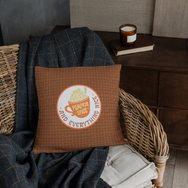 Pumpkin Spice  Badge Fall Cushion (Creator Uploaded)