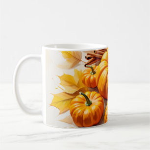 Pumpkin Spice Bliss Cosy Autumn Design Coffee Mug