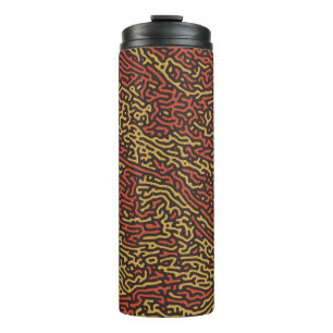 Pumpkin Spice Camouflage Autumn Colour Pattern Thermal Tumbler