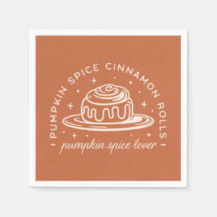 Pumpkin Spice Cinnamon Rolls Napkin