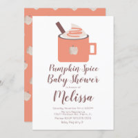 Pumpkin Spice Coffee Campfire Mug Fall Baby Shower
