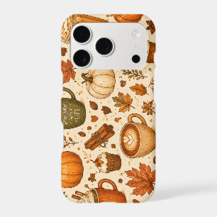 Pumpkin Spice Coffee Fall Pattern