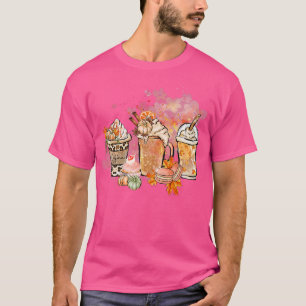 Pumpkin Spice Coffee Latte Fall Autumn Season Coff T-Shirt