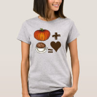 Pumpkin Spice + Coffee Latte = Love Heart