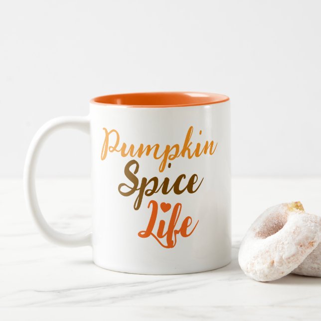 Pumpkin Spice Coffee Mug (With Donut)