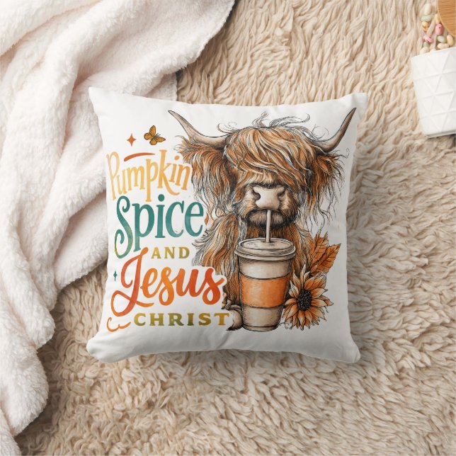 Pumpkin Spice....  Cushion (Blanket)