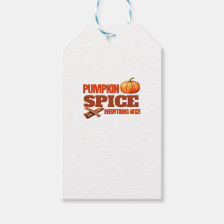 Pumpkin Spice Everything Classic Basic Design Gift Tags
