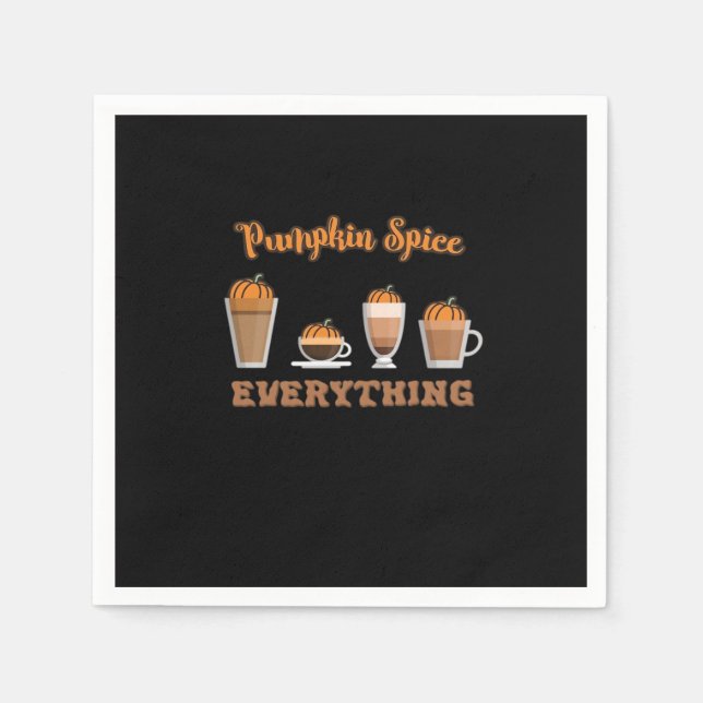 Pumpkin Spice Everything Coffees Essential Napkin (Front)