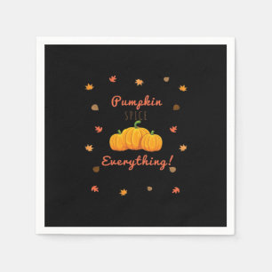 Pumpkin Spice Everything Design Classic Napkin