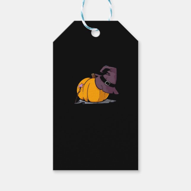 Pumpkin & Spice & Everything Halloween Gift Tags (Front)